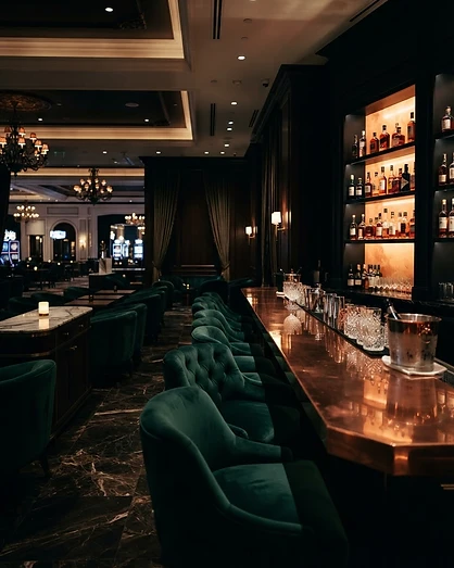The Crimson Lounge at the Yerveno Casino Hotel